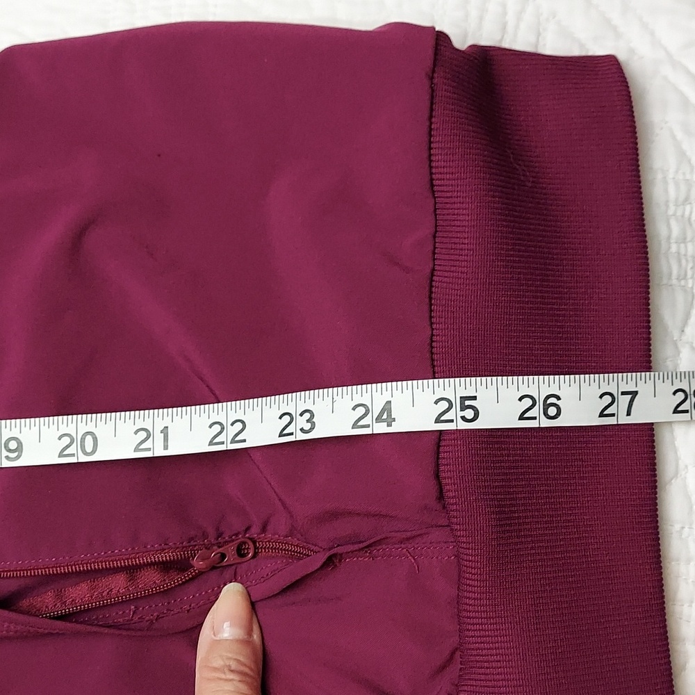 * Cherokee Infinity Soft Stretchy Wine, Zip-Up Jacket 2 Pockets Size 3X Like New - Picture 12 of 12